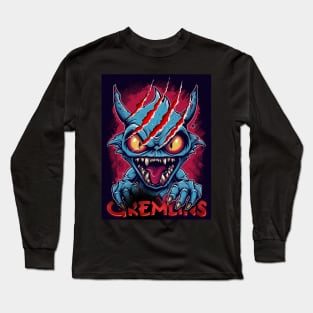 Gremlin-ghoul Artwork Long Sleeve T-Shirt